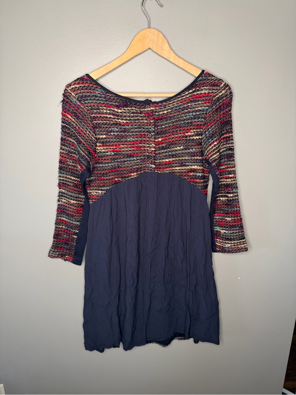 Anthropologie Maeve Marley Boucle Knit Mini Dress - Picture 3 of 11